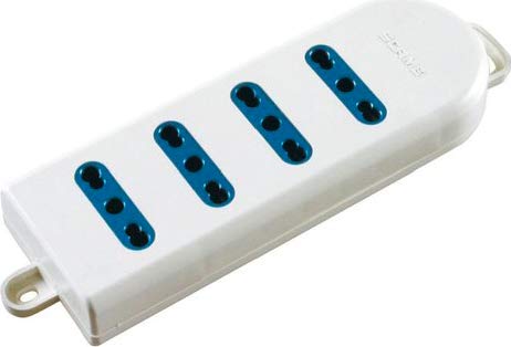 Poly Pool Multipresa 4 Uscite Bianco