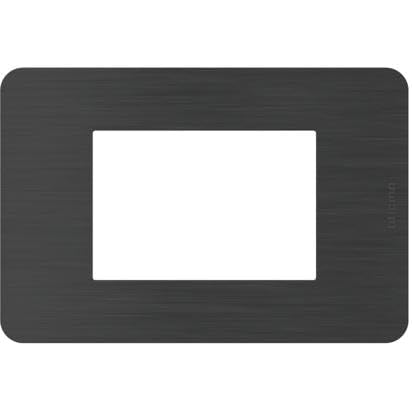 Matixgo - Placca 3P Black Nick (Bticino Cod. Ja4803En)