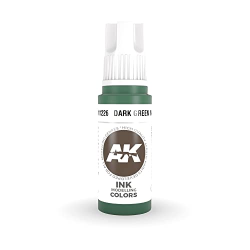Ak Interactive 3Rd Gen Acrylic Dark Green Ink 17Ml
