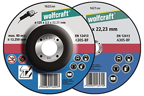 Wolfcraft Disco Da Taglio Per Metallo, A Centro Depresso, 1620300