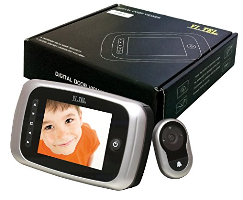 Vi.Tel. E0370 40 Spioncino Digitale 3.5", Foto E Video, Oro
