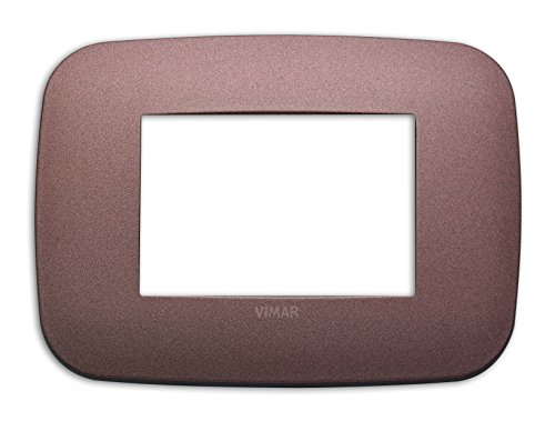 Vimar 19683.24 Placca Round, Bronzo, 3 Moduli