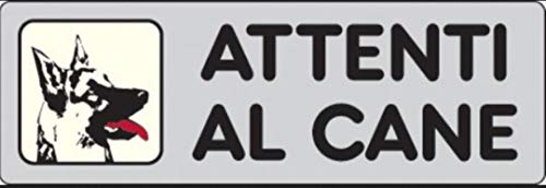 Ariete Group - Cartello Adesivo Cm 15X5 Attenti Al Cane