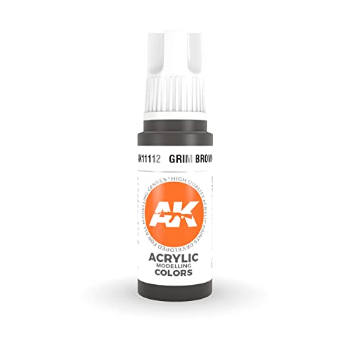 Ak Interactive 3Rd Gen Acrylic Grim Brown 17Ml