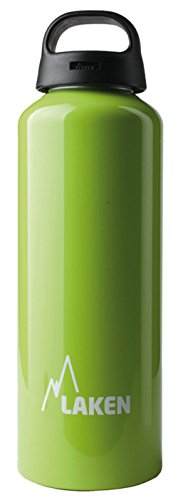 Laken Pone Tu Disposición Esta 0,75L Perfecta Para Múltiples Usos Desde Ir, Botella De Aluminio Verde Classic Boca Ancha Unisex Adulto, Verde (Green),