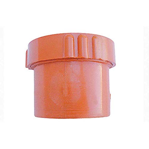 Tappi A Vite In Pvc Rosso-Diam. 50