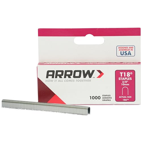 Arrow T18 - Set Di 1.000 Punti Metallici, 9,52 Mm