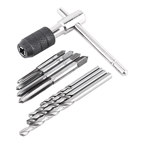 Kit Di Chiavi Per Supporti Per Rubinetti, Set Di Chiavi Per Rubinetti A Forma Di T Regolabili Da 9 Pezzi Con Punte Elicoidali Per Trapano Filettatura