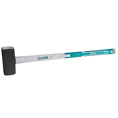 Total Tools - Martello Da Muratore | 5 Kg E 900 Mm Di Lunghezza | Ideale Per La Costruzione | Alta Resistenza All'Impatto | Testa Quadrata In Acciaio