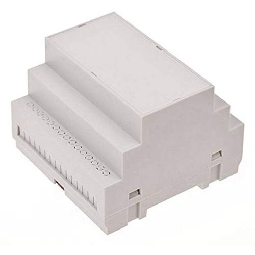 Tru Components 4U65090907310 - Alloggiamento Per Guida Din 88 X 90 X 65 Abs, V0, Grigio, 1 Pezzo