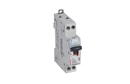 Legrand Magnetotermico Dx3 P + N C20 1 Modulo, Bianco, 20 Ampere