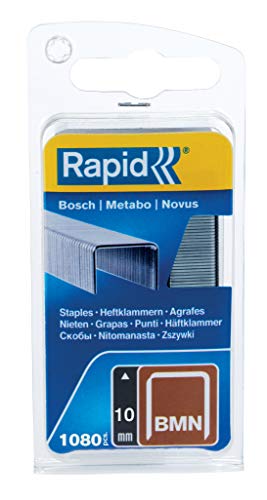 Rapid 40109557 Bmn Graffe A Filo Fine 10 Mm, Acciaio