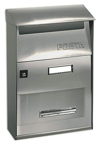 Alubox 2726010 Cassette P Inox Ft-Lettera, 22 X 11 X 32H, Set Di 8 Pezzi