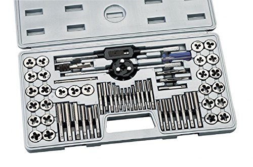 Set 60 Pz Maschi E Filiere In Acciaio Legato Fervi M101
