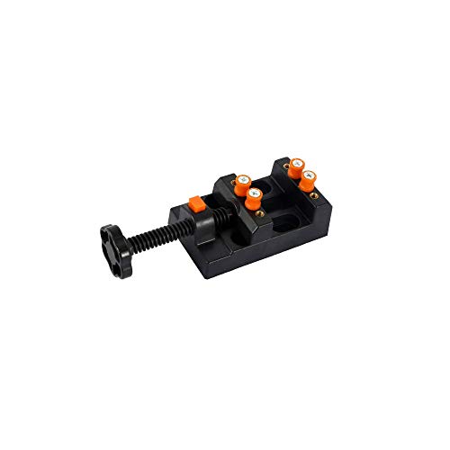 Sourcemall Flat Mini Bench Vise Tabletop Clamp Drill Press Vise Tools For Hobby Craft(Abs)
