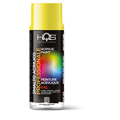 Hqs Bomboletta Di Vernice Spray Acrilica Colori Ral (Ral 1016 Giallo Zolfo)