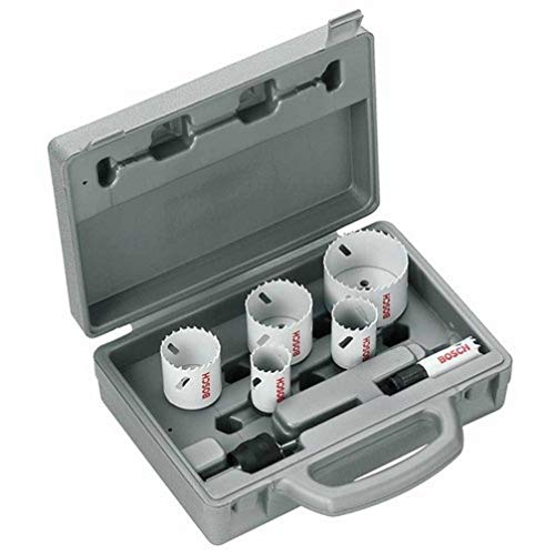 Bosch Professional Set Da 6 Pz. Di Seghe A Tazza Progressor For Wood & Metal Set (Montatore Di Sanitari, Ø 20-64 Mm, Accessorio Per Foratrice)