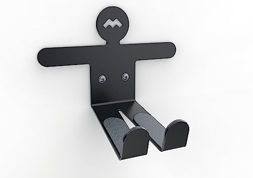 Meliconi Mybike Supporto Universale Per Pedale Da Parete, Supporto Portabici Da Muro Da Esterno E Interno, Supporto Premontato In Acciaio, 2 Adesivi S