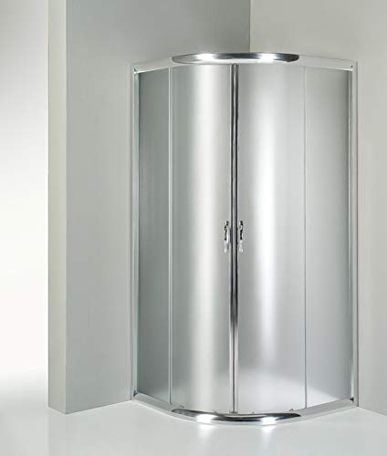 Box Doccia Semicircolare 80X80 Cm Opaco Serie N