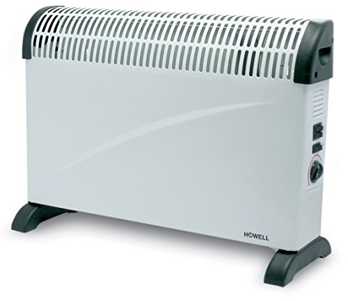 Howell Tmv2006 Termoconvettore Ventilato 24 Ore, Bianco/Grigio, 62.5X44X14 Cm