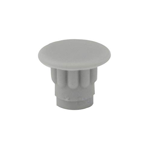 10 Tappi Copriforo 5Mm Irox Grigio Plastica Profondità Foro 5Mm Testa 7Mm Tappo Copri Foro Per Mobili 5 Mm