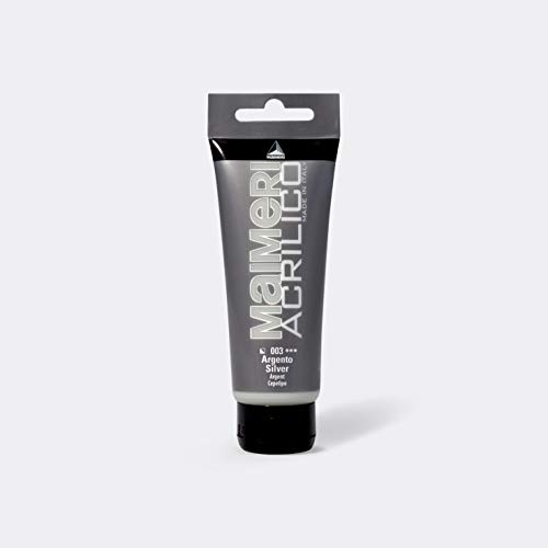 Maimeri Acryl Silber Rohr Aus 200Ml
