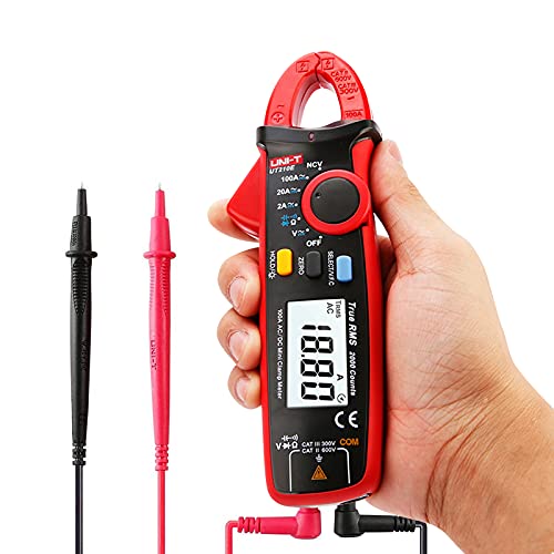 Uni-T Ut210E Multimetro A Pinza Multimetro Digitale Palmare Rms Ac/Dc Mini Multimetro A Pinza