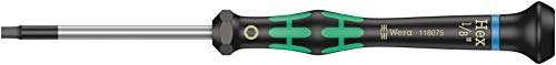 Wera 05118075001 - Cacciavite A Bussola Esagonale 2054, 1/8 X 60 Mm, Esagonale, 1/8 Pollici X 60 Mm, Colore: Argento