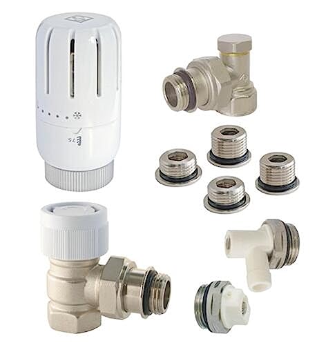Somatherm For You - Kit Con Testa Termostatica T301 Staffa Universale Completa