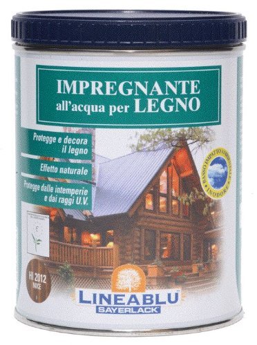 Impregnante Ad Acqua Per Legno Sayerlack Art. Hi2011 Colore Noce Chiaro 750 Ml