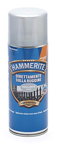 Hammerite Direttamente Sulla Ruggine Brillante Grigio 400 Ml Aerosol