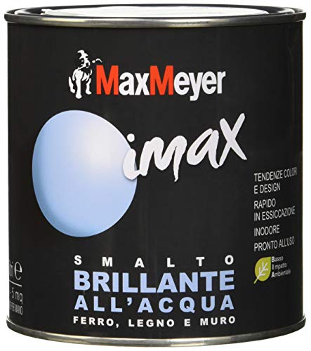 Maxmeyer Smalto All' Acqua Finitura Brillante Celeste 0,5 L [Cod.162571C400040]