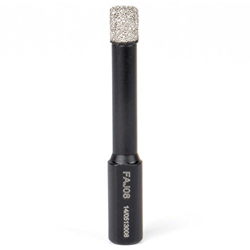 Fresa Diamantata Ad Acqua Utilizzabile Sia Su Trapani Portatili Che Fissi Per Forare Gres Porcellanato, Ceramica, Monocottura, Granito, Marmo.