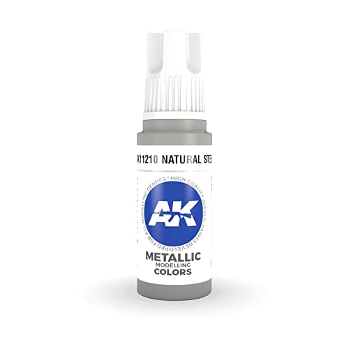 Ak Interactive 3Rd Gen Metallic Natural Steel 17Ml