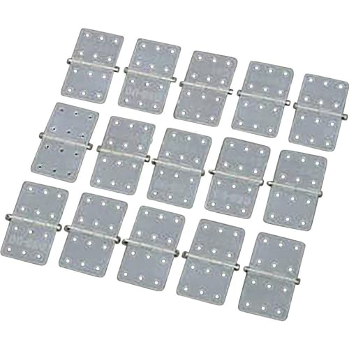 Du-Bro 119 Hinges 11/28 - Cerniere Rettangolari In Poliammide, 28 Mm X 11 Mm, 15 Pezzi