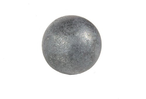 Uhrig Eisen Vollkugel - Massive Stahl-Kugel Mit Je Ø 50 Mm - Stahl-Material Zum Verzinken, Bohren & Schweißen, Z. B. Für Zaunpfosten - 1 Stück