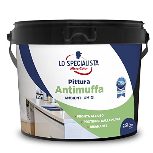 Pittura Antimuffa 2,5Lt Bianco