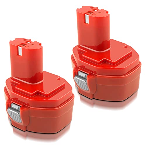 [2 Pezzi] Advnovo 14.4V 3.5Ah Ni-Mh Sostituzione Della Batteria Per Makita Pa14 1420 1422 1433 1434 1435 193985-8 192699 193157-5 193158-3 Compatibile