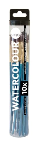 Daler Rowney - Set Pennelli Pittura Acquerello 10 Pezzi