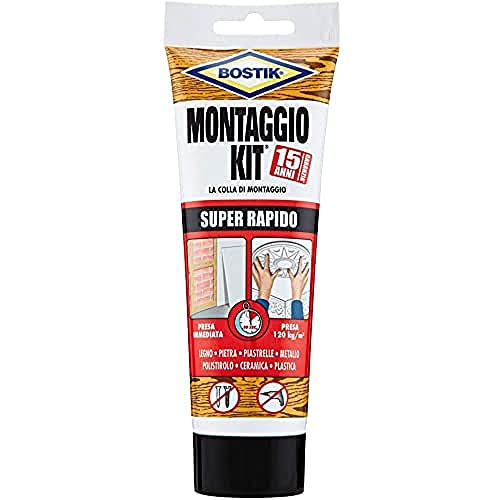Bostik D2581 Colla Montaggio, Crema, 250 G