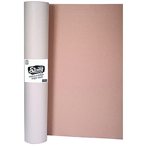 Cartone Ondulato Salva Proteggi Pavimento 1 X 10 Mt
