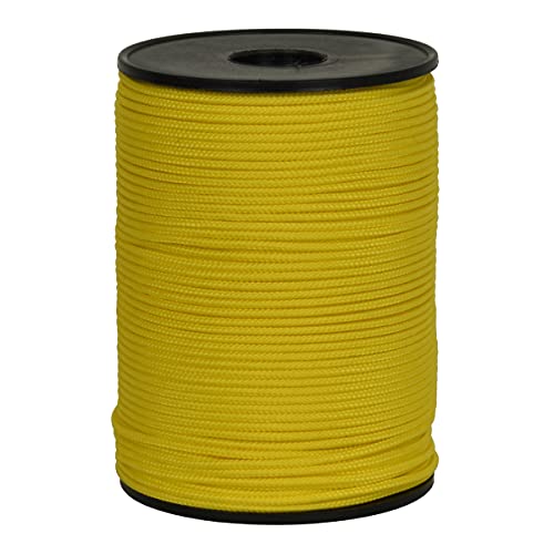 Corderie Italiane 006005889 Filo Muratore, Cordino Edilizia, Giallo, 2 Mm, 500 M