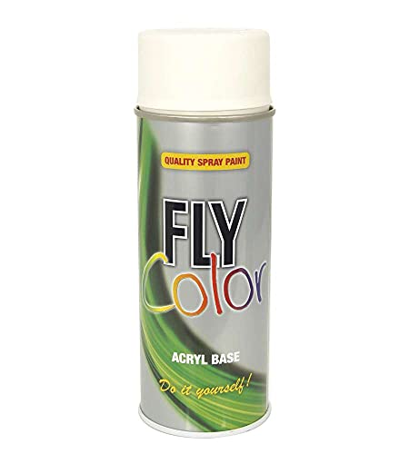 Vernice Spray Fly-Color Colore Bianco Opaco 400 Ml - Motip Dupli Italia Dc400840