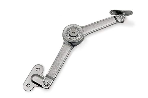 Mobila Rs01304 - Braccetto A Snodo Per Ante A Ribalta Adattabile Destro/Sinistro, Acciaio Zincato