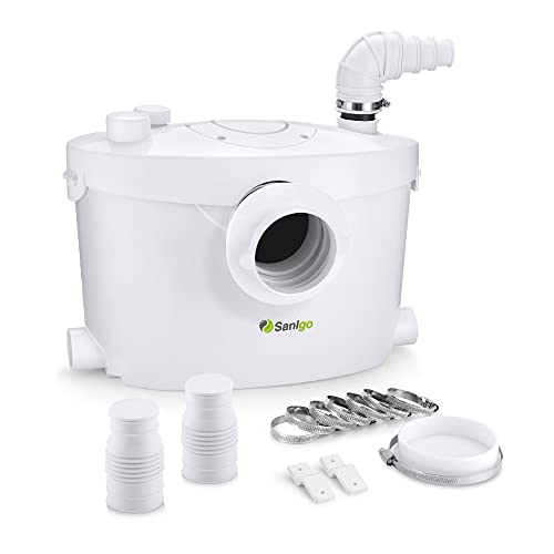 Sanigo Sani400+ Trituratore Pompa Maceratore Silenzioso Con Filtro A Carbone E Pannello Di Servizio Rimovibile 400W