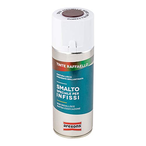 Arexons 3203 Smalto Speciale X Infissi Rosso Metallizzato Ml. 400, 400 Ml (Confezione Da 1)