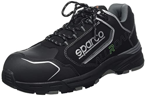 Sparco Allroad Scarpe Da Lavoro Antinfortunistiche S3 Src Nero-Verde Fluo