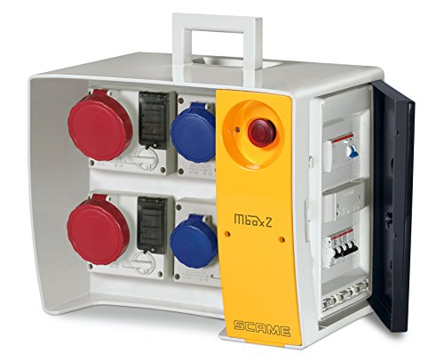 Scame Parre 656.5924-253 Quadro Per Alimentazione Cantiere Edile, 400 V, Grigio