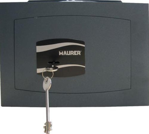Cassaforte A Muro Con Chiave Maurer 31X21X15 Cm Telaio In Acciaio Monoblocco