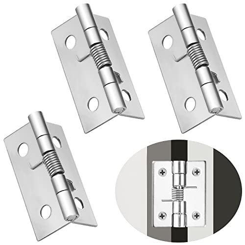 Cerniere Per Ante Cerniera Per Ante Cucina Cerniere Per Legno Grandi 3 Pezzi Cerniera Acciaio Inox Cerniera A Molla Kit Cerniere Senza Viti Per Mobili